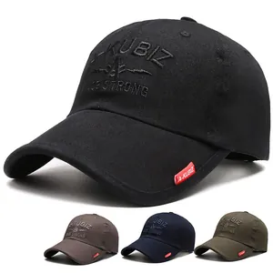 Gorra de Béisbol Unisex de Mezcla de Algodón Con Bordado de Letras Ajustable Protección Solar Al Aire Libre Sombrero Deportivo Para Hombre Mujer