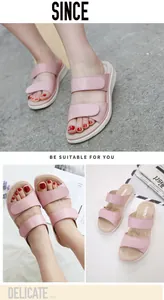 Détails de sandales à plateforme violet clair avec brides réglables et semelle ergonomique