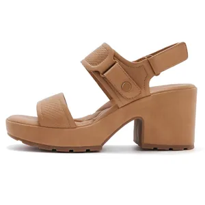 Sandalias de Cuña con Plataforma para Mujer de Cuero PU de Tacón Alto con Velcro Patrón de Serpiente Suela Antideslizante Zapatos de Verano Casual