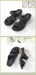 Detail view of rhinestone wedge sandals featuring adjustable buckles and non-slip soles
