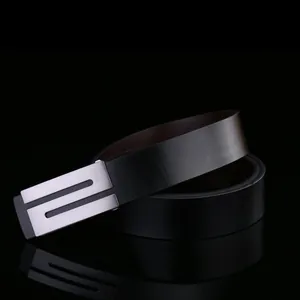 Herren Spaltleder Gürtel Mit Legierung Gleitschließe Casual Business Verstellbar Taillengurt Accessoires Für Männer