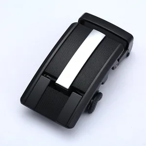 Men's Business Automatic Belt Buckle Alloy Ratchet Buckle Head Replacement For Waist Belt Casual Fashion Accessory