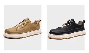 Détail de la fermeture à lacets et de la pointe perforée respirante de ces chaussures hommes