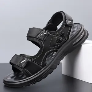 Heren Casual Sportsandalen Ademend Mesh Bovenwerk Met Schokabsorberende Luchtkussen Zool Antislip Buiten Strandschoenen