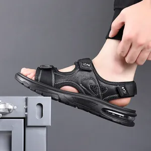 Heren outdoorsandalen met ademend mesh, luchtkussenzool en verstelbare klittenband