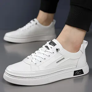 Men Casual Sneakers Lightweight Breathable Microfiber Low Top Board Shoes Fashion Non-Slip Flat Soft Sole Male Daily Footwear