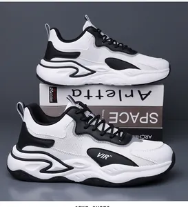 Close-up of lightweight breathable mesh upper and durable rubber sole on men's sneakers