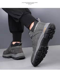 Outdoor-Winterstiefel für Herren mit rutschfesten Gummisohlen und warmem Innenfutter