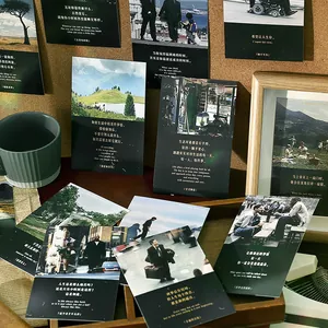 Lot de cartes postales artistiques avec citations de films pour décoration murale créative
