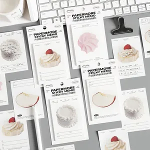 Today's Sweet Series Plaknotities Ins Koreaanse Stijl Schrijfblokken Decoratieve Dessert Fruit Patroon Memo Notities Voor Journaling Kantoor Schoolbenodigdheden
