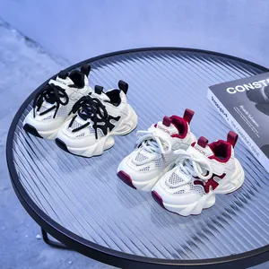 Scarpe Sportive in Rete Traspirante per Bambini Sneakers Dad Leggere per Ragazzi Ragazze Antiscivolo Casual Corsa Camminata Calzature alla Moda