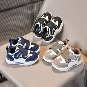 Sneakers Chunky alla Moda per Bambini Scarpe da Corsa Traspiranti con Velcro per Ragazzi e Ragazze Calzature Sportive Casual Suola Morbida