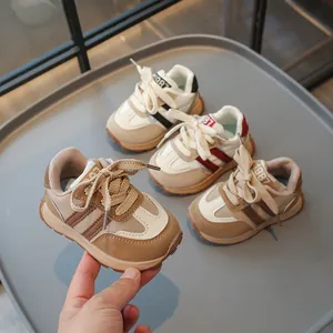 Kinder Retro Sneaker Rutschfeste Gummisohle Kleinkind Wanderschuhe Patchwork Atmungsaktive Lässige Mode Sneaker Für Jungen Mädchen