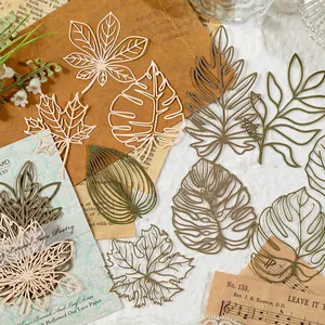 Vintage Blumen und Blätter Serie aus hohlgeschnittenem Spitzenpapier für DIY-Bastelarbeiten