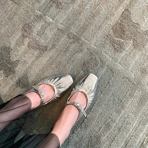 Scarpe Muller Donna Punta Quadrata Arricciata Moda Tacco Largo Basso Mary Jane Slides Pelle Microfibra Mocassini con Fibbia