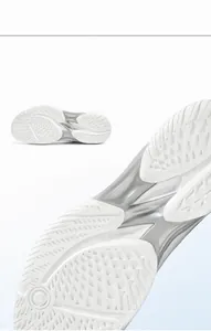 Macro shot of non-marking tennis shoe outsole with dense anti-slip grip pattern