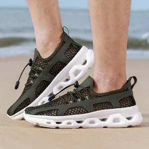 Zapatos de Vadeo de Malla Transpirable para Hombre y Mujer Sandalias de Deportes Acuáticos Ligeras Zapatillas de Playa Huecas