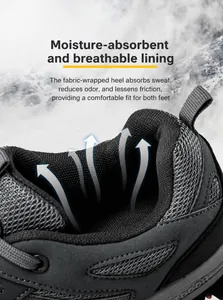 Detail des hautfreundlichen atmungsaktiven Innenfutters und weicher Polsterung für Outdoorschuhe
