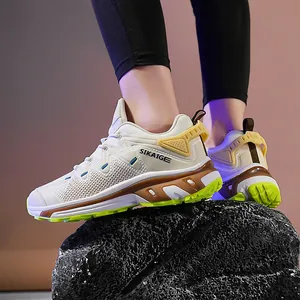 Herren Laufschuhe Aus Atmungsaktivem Mesh Leichte Outdoor Wanderschuhe Mode Dad Shoes Mit Rutschfester Gummisohle Für Sport Alltag