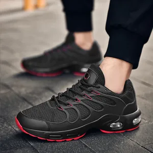 Scarpe antinfortunistiche uomo con punta in acciaio e cuscinetto d'aria in rete traspirante