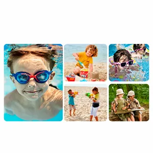 Outdoor water shoes for swimming and hiking shown in various terrains and activities