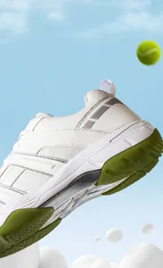 Detail view of athletic shoe with arch support and midsole stability plate for tennis