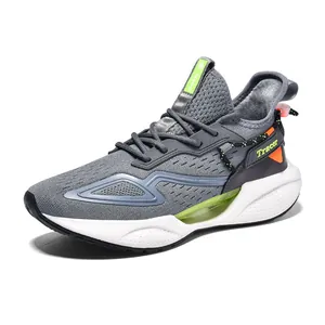 Tracer Running Shoes For Men Women Breathable Flyknit Mesh Casual Sneakers Lightweight Outdoor Training Athletic Footwear Comfortable Non-slip Jogging Walking Shoes