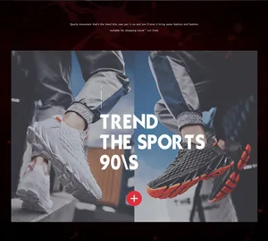 Dynamic split-screen view of breathable mesh sneakers in white and black-orange colorways