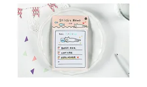 Close-up of cute cat themed sticky notes with a to-do list in a cozy stationery setup