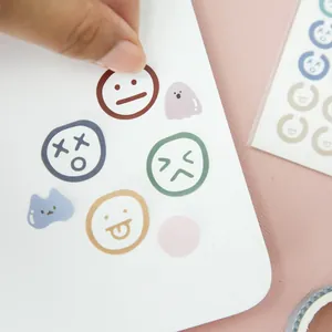 Salt series hand-drawn expression stickers set for DIY journal and stationery decoration