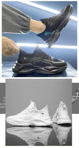 Detail der atmungsaktiven Mesh-Struktur und Kunstleder bei diesen Sportschuhen