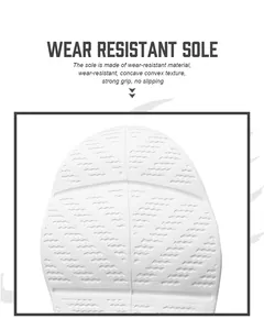 Macro detail of white non-slip sneaker sole with wear-resistant concave-convex texture