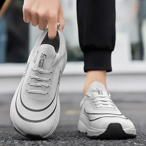Hardloopschoenen Heren Dames Brede Neus Ademend Mesh Lichtgewicht Sport Sneakers Marathon Racing Casual Wandelschoenen