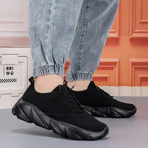 Breathable Mesh Sneakers Lightweight Casual Running Shoes Fashion Chunky Sole Sporty Footwear For Men Women Walking Shoes