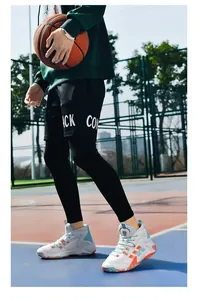 Chaussures de basket mi-hautes avec mesh respirant et semelle en caoutchouc antidérapante