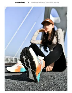 Detailed low angle shot of stylish summer running shoe featuring anti-slip rubber outsole