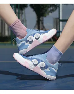 Detail der leichten Sportschuhe mit Dual-Drehverschluss-System und Mesh-Obermaterial