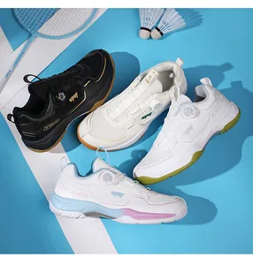 Top view of professional court shoes featuring a quick-dial lacing system in multiple colors