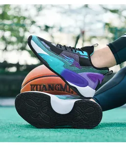 Atmungsaktive Basketballschuhe mit TPU-Stütze und rutschfester Gummisohle für Herren
