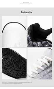 Detail view of non-marking honeycomb sole and breathable mesh fabric on sport shoes