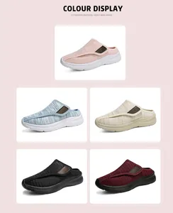 Selezione colori per sabot outdoor in tessuto traspirante con chiusura in velcro