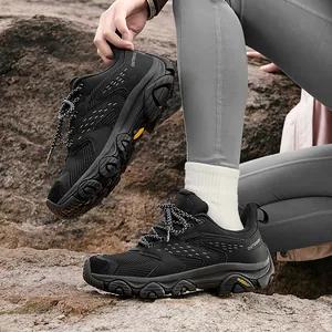 Chaussures de randonnée avec mesh respirant et semelle en caoutchouc antidérapante robuste
