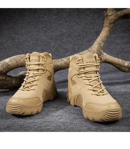 Λεπτομέρεια macro της μπότας A533 με δέρμα nubuck και στιβαρή εξωτερική σόλα