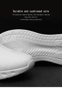 Macro detail of breathable white knit mesh upper and anti-slip cushioned sneaker sole