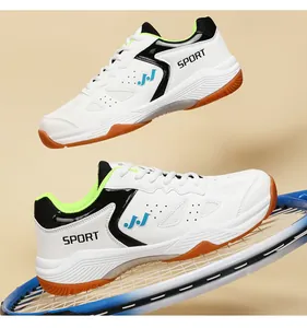 Scarpe sportive indoor leggere e traspiranti con suole in gomma antiscivolo per badminton