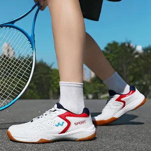 Scarpe sportive da uomo leggere e traspiranti con suola in gomma antiscivolo bianche