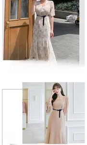 Minimalist black thin belt for women with round metal buckle shown on two dresses