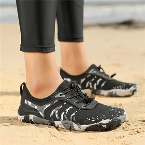 Schnelltrocknende Barfußschuhe mit rutschfester Gummisohle für Strand und Wandern