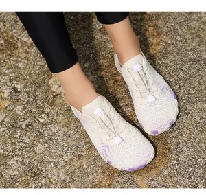 Παπούτσια barefoot με μωβ κυματιστά σχέδια και δίχτυ που στεγνώνει γρήγορα