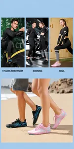 Versatile barefoot shoes for cycling, running, yoga and beach walking activities